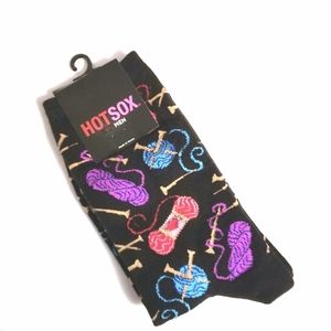 Sale. Hot Sox Men's Casual Black Crew Socks